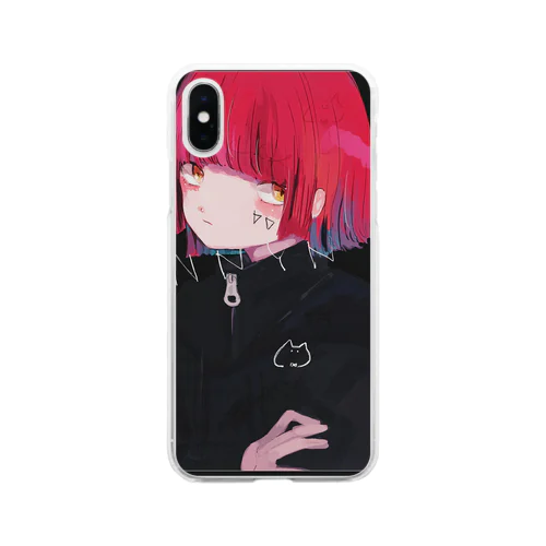 いつでもいっしょじゃん Soft Clear Smartphone Case