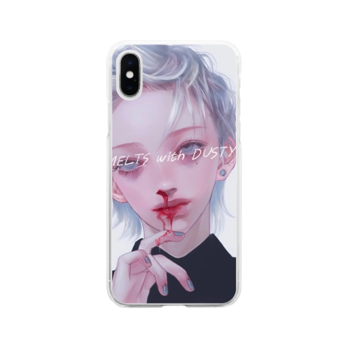 鼻血くん~ Soft Clear Smartphone Case
