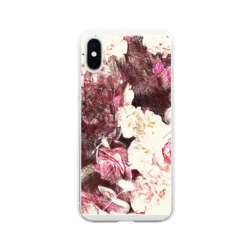 永遠ノ紅イ生命 Soft Clear Smartphone Case