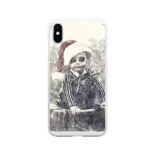 A boy who predicts death Soft Clear Smartphone Case