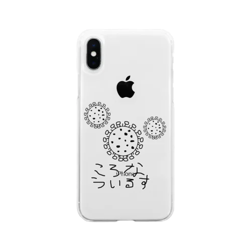 コロナウイルス Soft Clear Smartphone Case