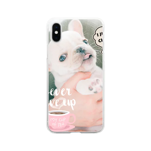 Hello ミランダ　〜yammy yammy〜 フレンチブルドッグ Soft Clear Smartphone Case