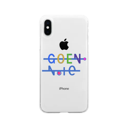 GOEN.Noteロゴ入りグッズ Soft Clear Smartphone Case