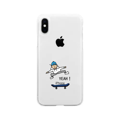 今日も絶好調なポールくん Soft Clear Smartphone Case