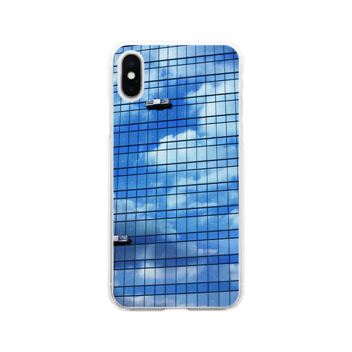 空ビル Soft Clear Smartphone Case