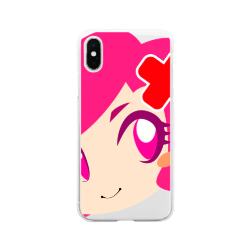 全力回避！コロナちゃん Soft Clear Smartphone Case