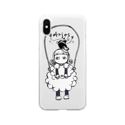 アクセな12星座　牡羊座 Soft Clear Smartphone Case