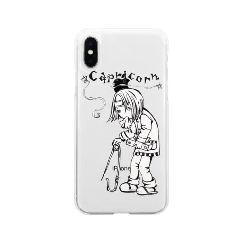 アクセな12星座　山羊座 Soft Clear Smartphone Case