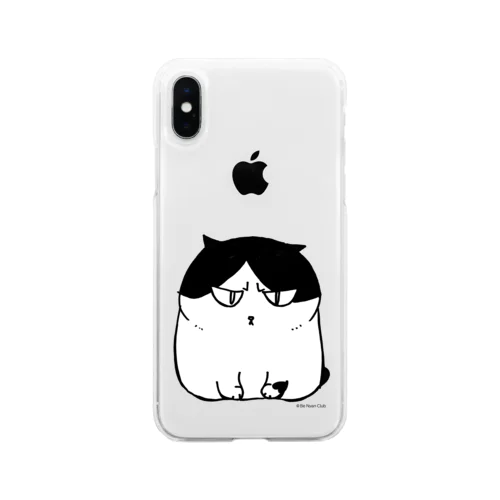 ふしぎ猫　コムちん Soft Clear Smartphone Case