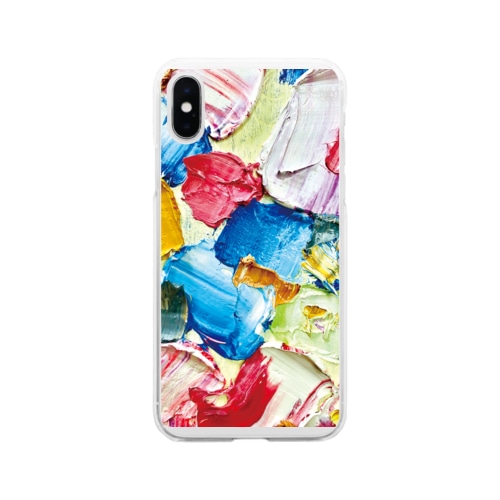 Candyペインティングスマホケース Soft Clear Smartphone Case