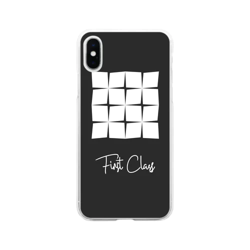 First Class Black Soft Clear Smartphone Case