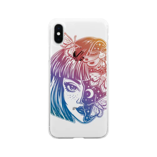 girl knows the world Soft Clear Smartphone Case