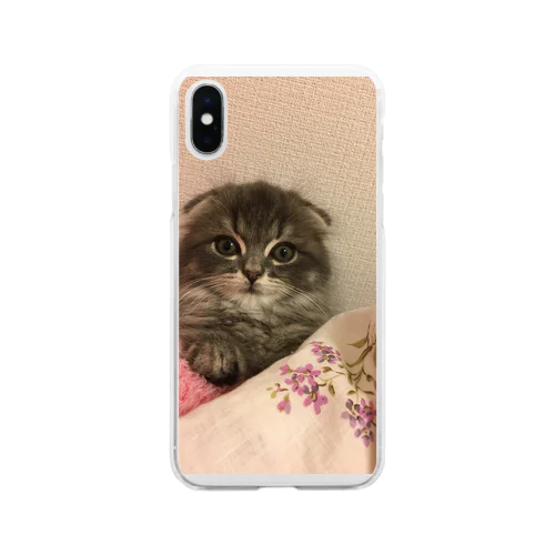 スコティッシュのとらくん Soft Clear Smartphone Case