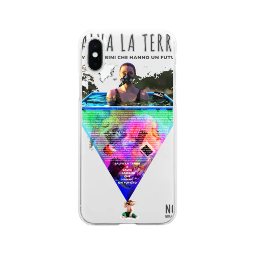 SALVA LA TERRA Soft Clear Smartphone Case