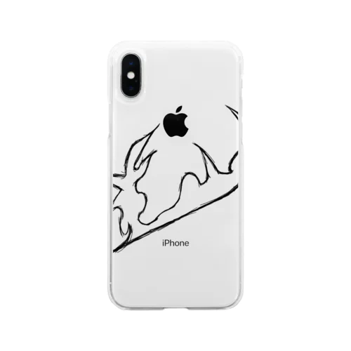 抽象画(abstract painting)#3 Soft Clear Smartphone Case