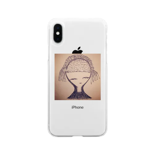 少女 Soft Clear Smartphone Case