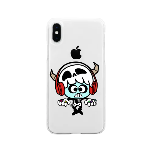 ゾンビのすけ Soft Clear Smartphone Case