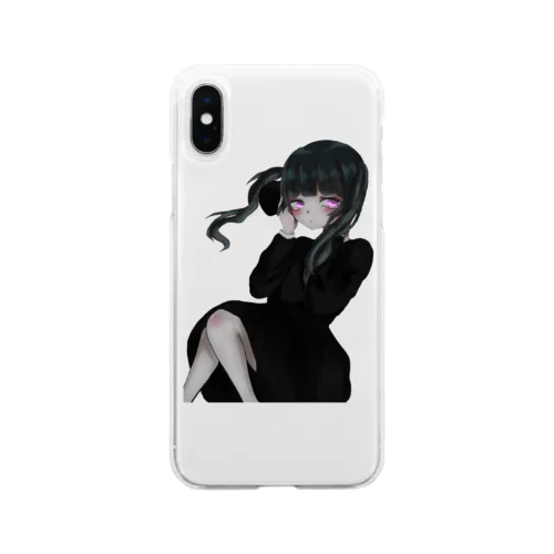 闇カワ少女‪°ʚ✞ɞ°‬ Soft Clear Smartphone Case