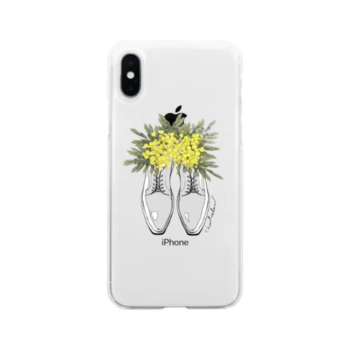 紳士の嗜み(春) Soft Clear Smartphone Case