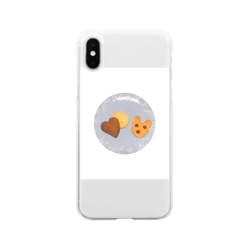 うさぎクッキー Soft Clear Smartphone Case