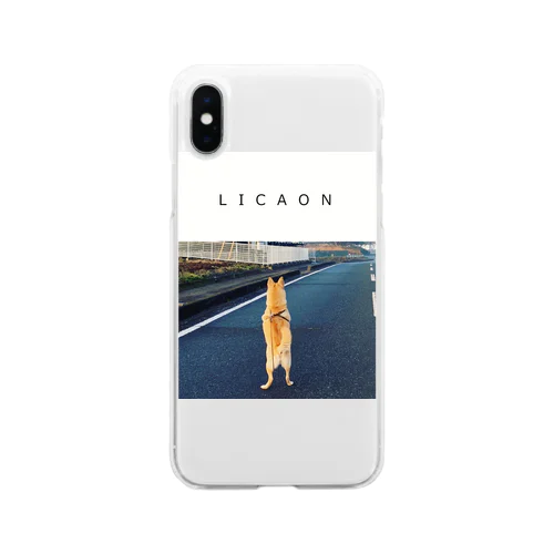 STAND UP LICAON Soft Clear Smartphone Case