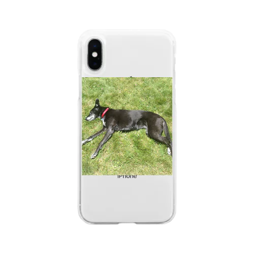 犬の休日 Soft Clear Smartphone Case