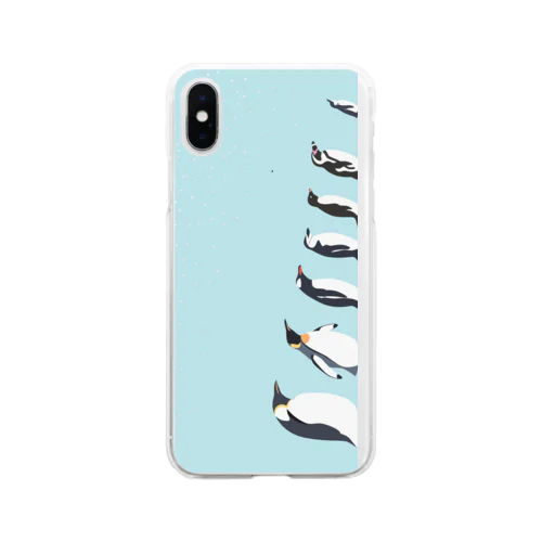 ペンギンタクサン Soft Clear Smartphone Case