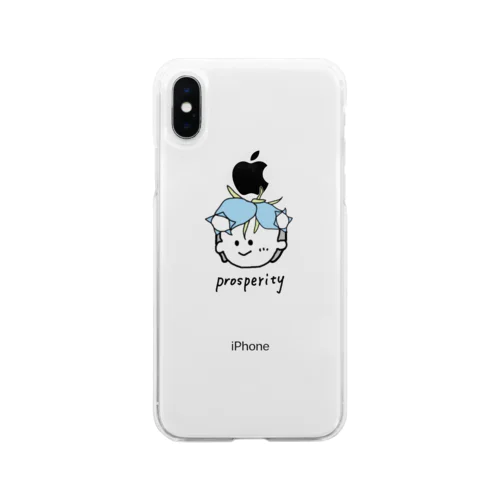 シーマニア 青 Soft Clear Smartphone Case