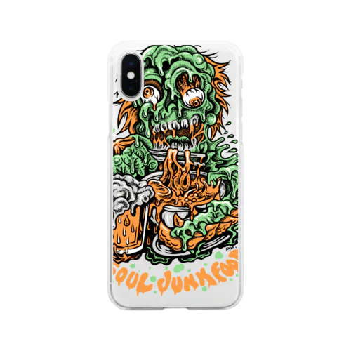 SOUL FUNK FOOD Soft Clear Smartphone Case