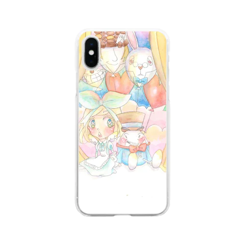 ワンダーランドへの幕開け Soft Clear Smartphone Case