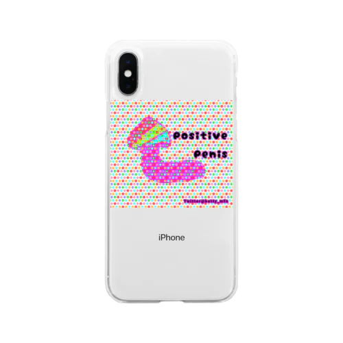 ポジティブペニス【限定5】 Soft Clear Smartphone Case