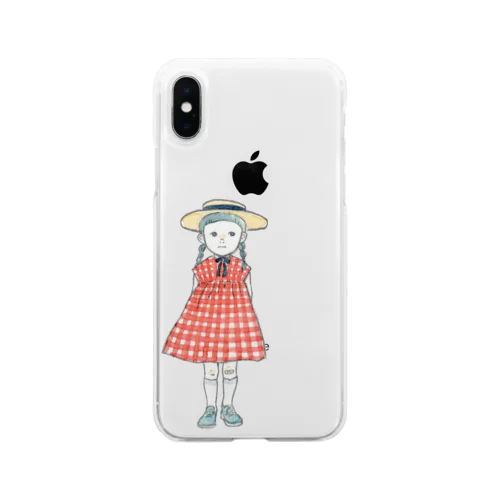 girl. Soft Clear Smartphone Case