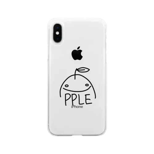 すまいるアップル Soft Clear Smartphone Case