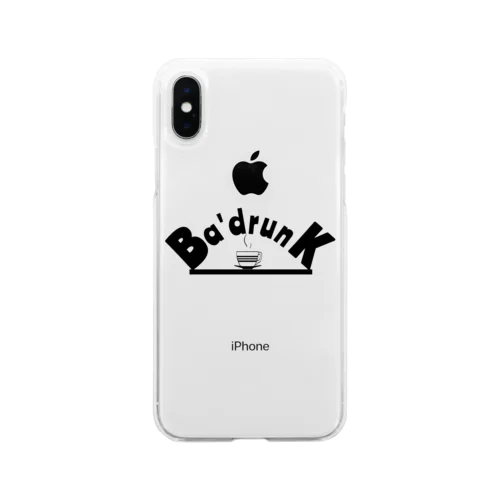 Ba'drunk newブランドロゴシリーズ Soft Clear Smartphone Case