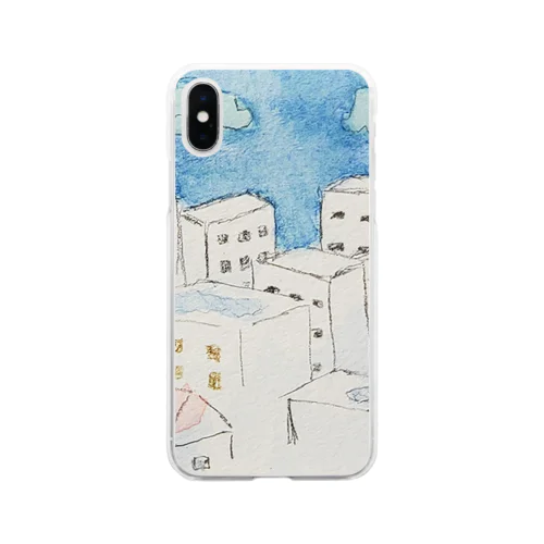 君だけの空の街 Soft Clear Smartphone Case