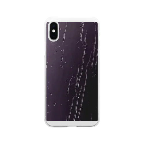 雨垂れに、 Soft Clear Smartphone Case