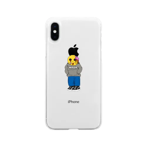 crazy boy Soft Clear Smartphone Case