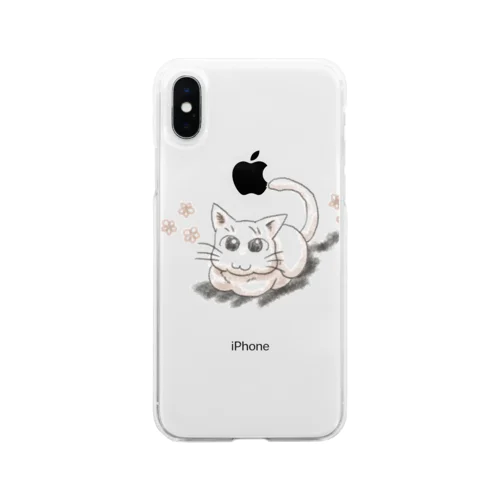 あざといニャン Soft Clear Smartphone Case