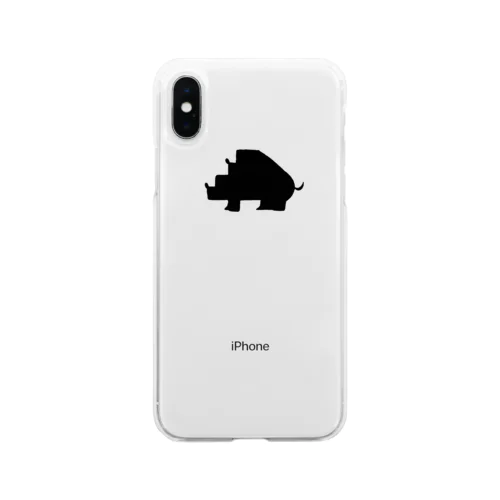 Animals  Mating(動物達の交尾) Soft Clear Smartphone Case