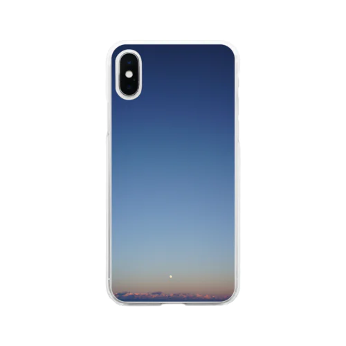 正月満月 Soft Clear Smartphone Case