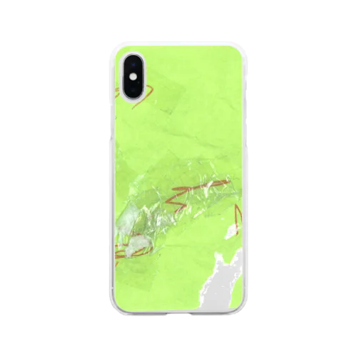 折り紙など(3歳)2 Soft Clear Smartphone Case