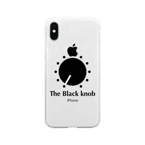 Knob series The Black knob2 ソフトクリアスマホケース