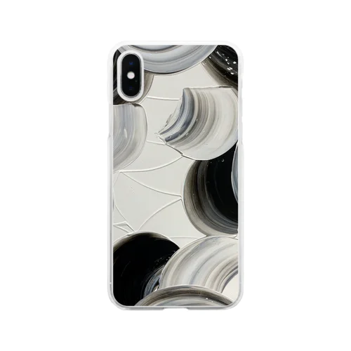 黒縄 Soft Clear Smartphone Case