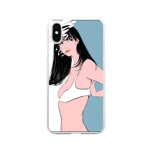 ラヴ&ポップ Soft Clear Smartphone Case