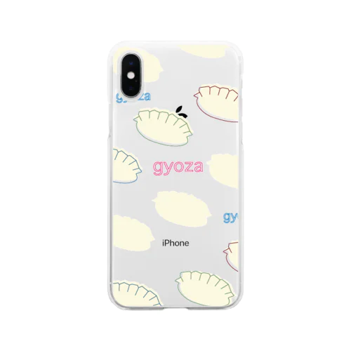 gyoza 透明 Soft Clear Smartphone Case