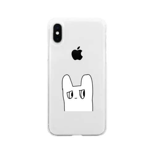 うさぎ？ Soft Clear Smartphone Case