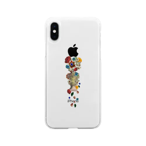 宝石の花 Soft Clear Smartphone Case