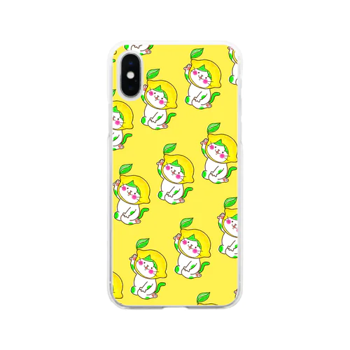 レモンねこ　|　レモネコさん Soft Clear Smartphone Case