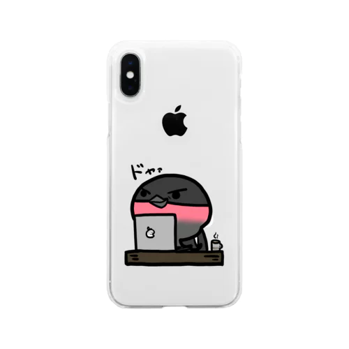 常連ドヤラーのウソちゃん Soft Clear Smartphone Case