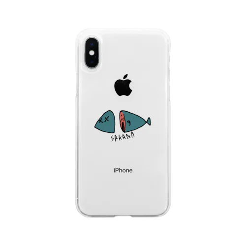 不思議な魚 Soft Clear Smartphone Case